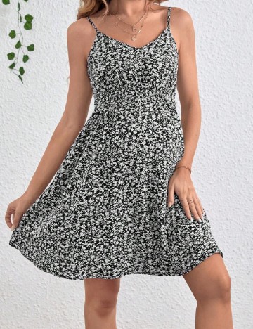 
						Rochie scurta SHEIN Maternity, negru/alb