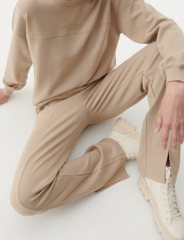 Pantaloni Reserved, crem