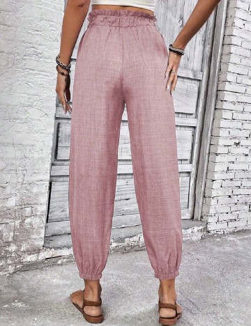 Pantaloni SHEIN, roz