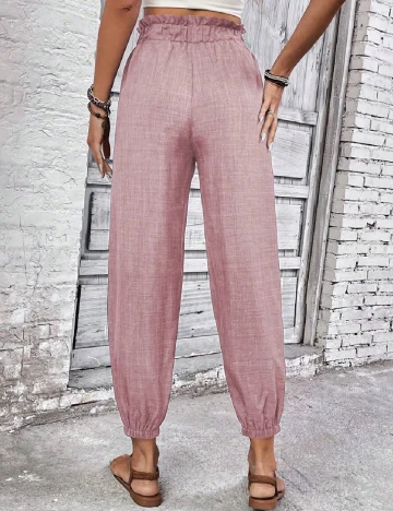 Pantaloni SHEIN, roz