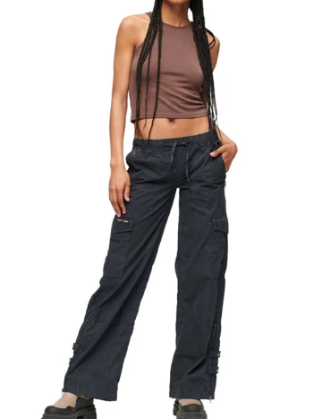Pantaloni Super Dry, bleumarin inchis Albastru