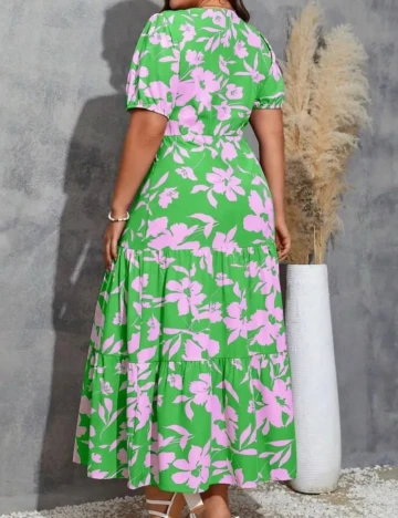 Rochie lunga SHEIN CURVE, verde