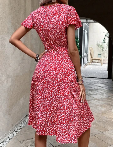 Rochie scurta SHEIN, rosu
