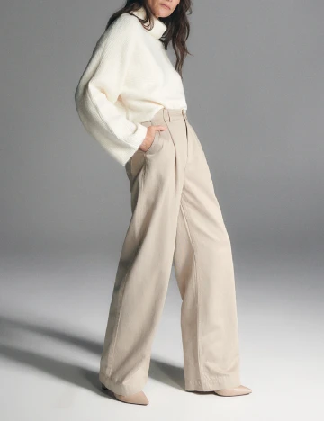 Pantaloni Reserved, bej
