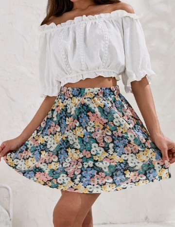 
						Fusta SHEIN, floral print