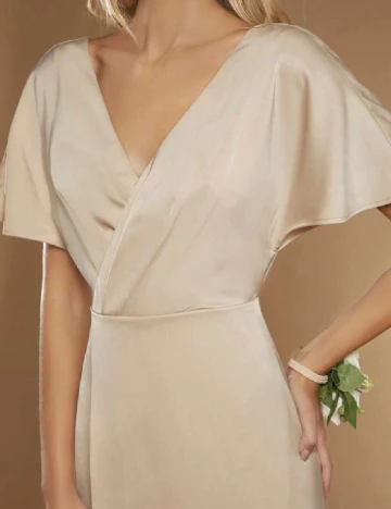 Rochie lunga SHEIN, crem