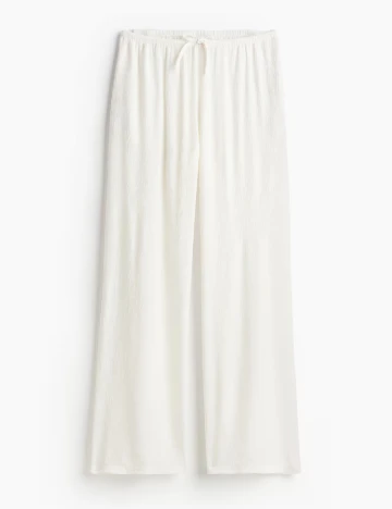 Pantaloni H&M, alb