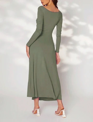 Rochie lunga SHEIN, verde Verde