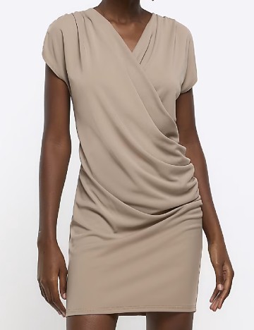 Rochie scurta River Island, maro deschis