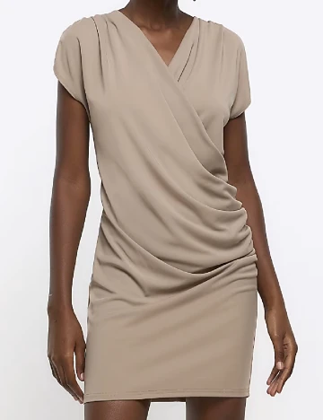 Rochie scurta River Island, maro deschis