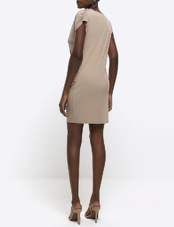 Rochie scurta River Island, maro deschis