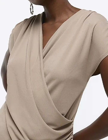 Rochie scurta River Island, maro deschis