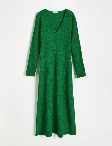 Rochie lunga Reserved, verde Verde