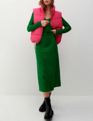 Rochie lunga Reserved, verde Verde