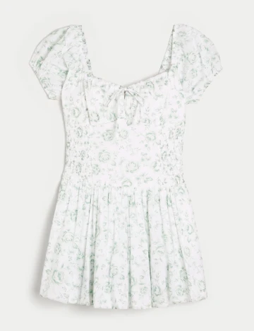 Rochie scurta Hollister, alb