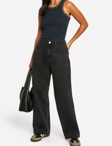 Blugi Boohoo, negru