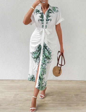 
						Rochie lunga SHEIN, alb