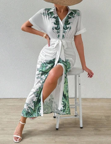 Rochie lunga SHEIN, alb