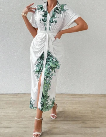 Rochie lunga SHEIN, alb