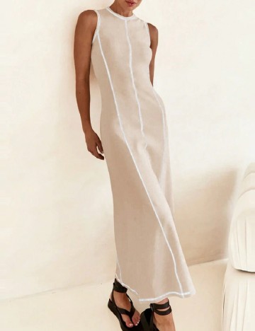 
						Rochie lunga SHEIN, crem