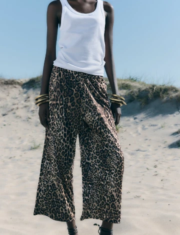 Pantaloni Zara, animal print