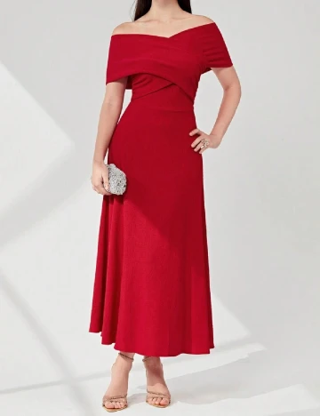 Rochie lunga SHEIN, rosu