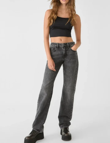 Blugi Stradivarius, gri