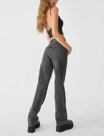 Blugi Stradivarius, gri