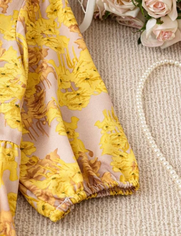 Rochie medie SHEIN, galben