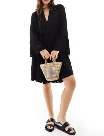 Rochie scurta South Beach, negru Negru