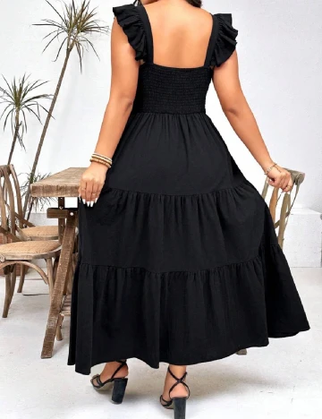 Rochie lunga SHEIN CURVE, negru