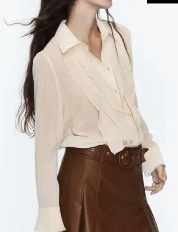 Camasa Zara, crem