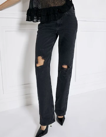Blugi River Island, negru