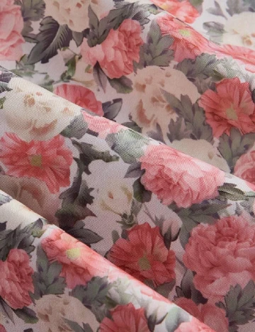 Rochie scurta SHEIN CURVE, floral print