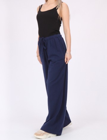 Pantaloni Vero Moda, bleumarin