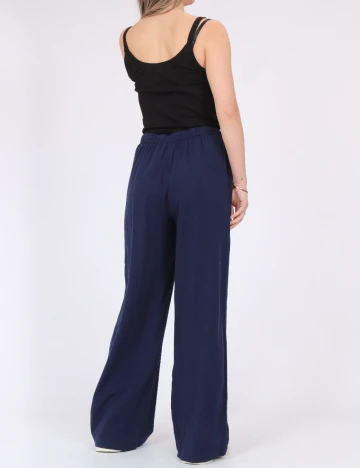 Pantaloni Vero Moda, bleumarin