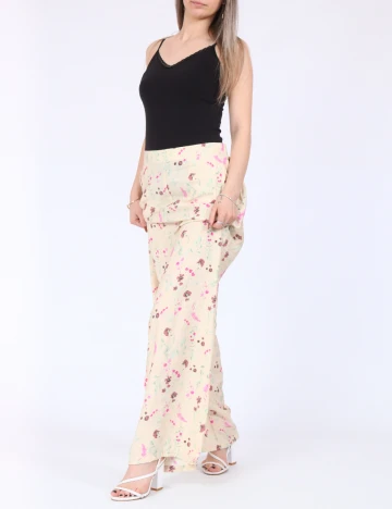 Pantaloni Vero Moda, crem