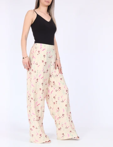Pantaloni Vero Moda, crem