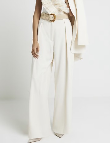 Pantaloni River Island, crem
