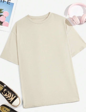 Tricou SHEIN CURVE, bej