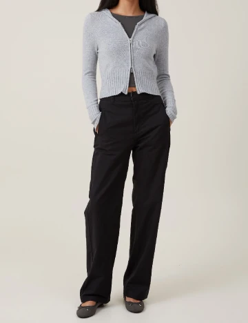 Pantaloni Cotton On, negru Negru