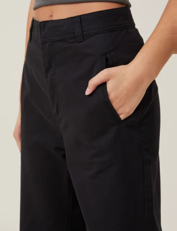 Pantaloni Cotton On, negru Negru