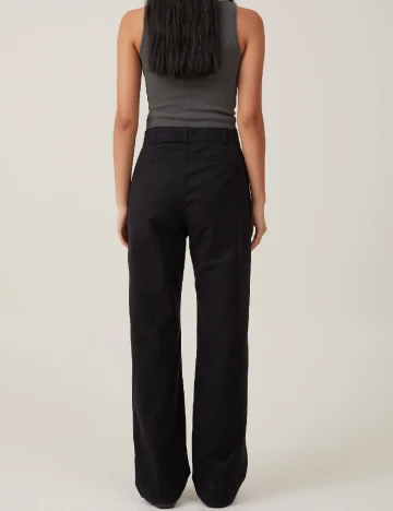 Pantaloni Cotton On, negru Negru