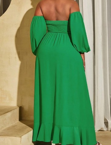 Rochie lunga SHEIN CURVE, verde