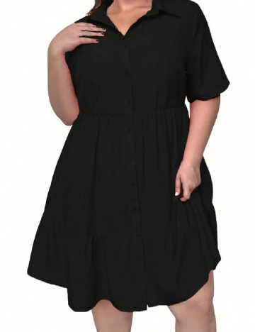 Rochie scurta SHEIN CURVE, negru
