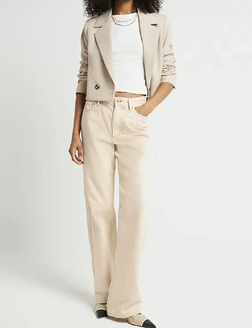 Blugi River Island, crem