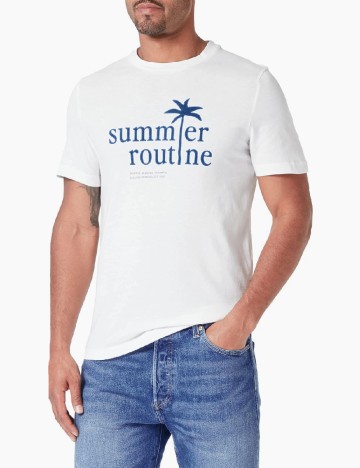 
						Tricou s.Oliver, alb