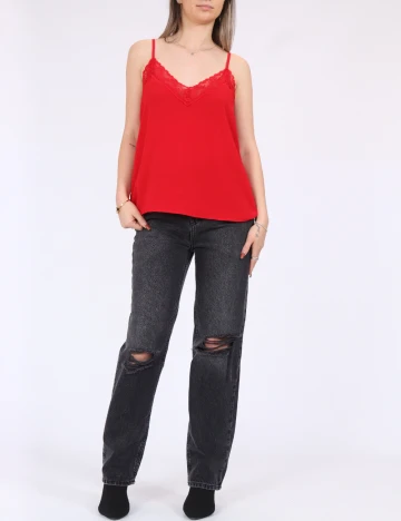Maiou Vero Moda, rosu Rosu