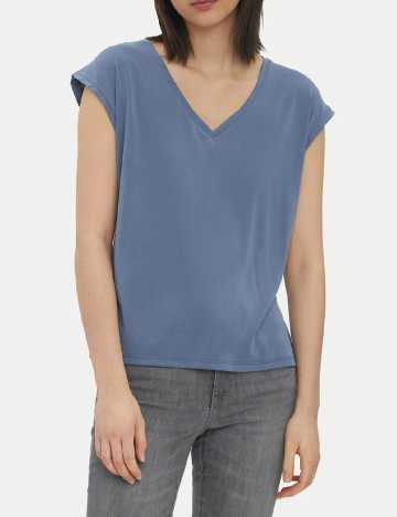 
						Tricou Vero Moda, albastru