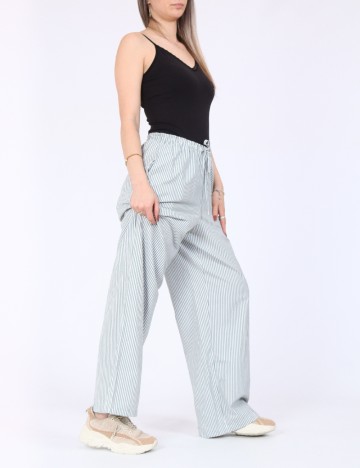 Pantaloni Vero Moda, alb/verde